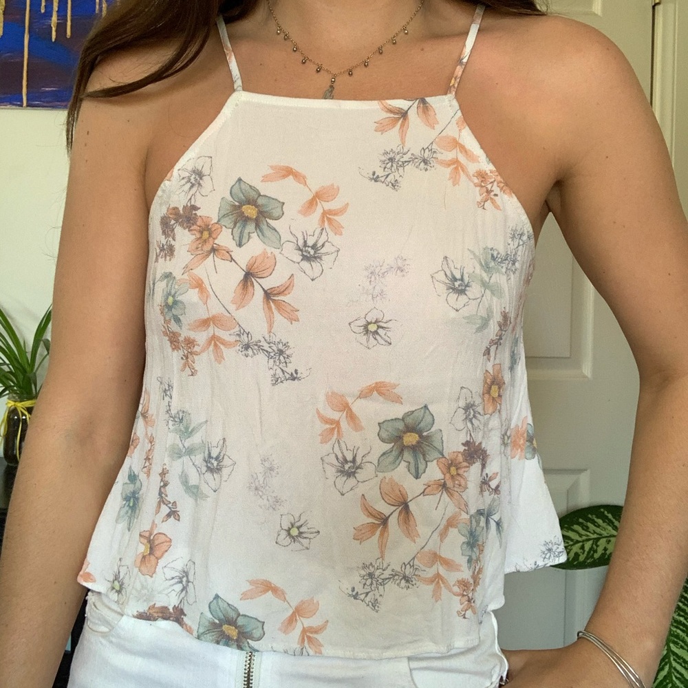 Floral tank top
